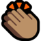 Clapping Hands - Medium emoji on Microsoft
